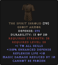 eq spirit shroud guide